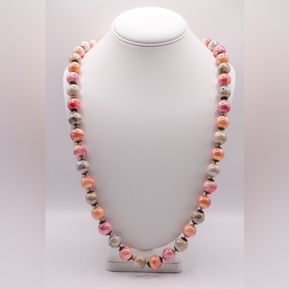 Multi Colored -Fun - Beaded Necklace - image 2